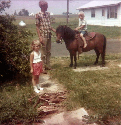 Darren Woller Horseback Riding Age 4